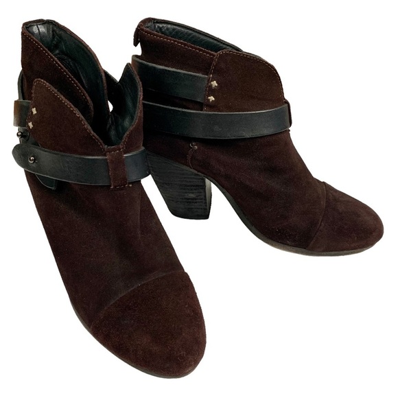 Rag & Bone Harrow Suede Ankle Boots - Picture 3 of 7